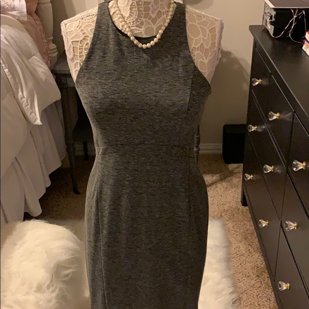 Banana Republic gray stretch dress, size 6